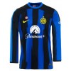 Officiële Voetbalshirt Inter Milan Thuis 2023-24 Lange Mouw - Heren